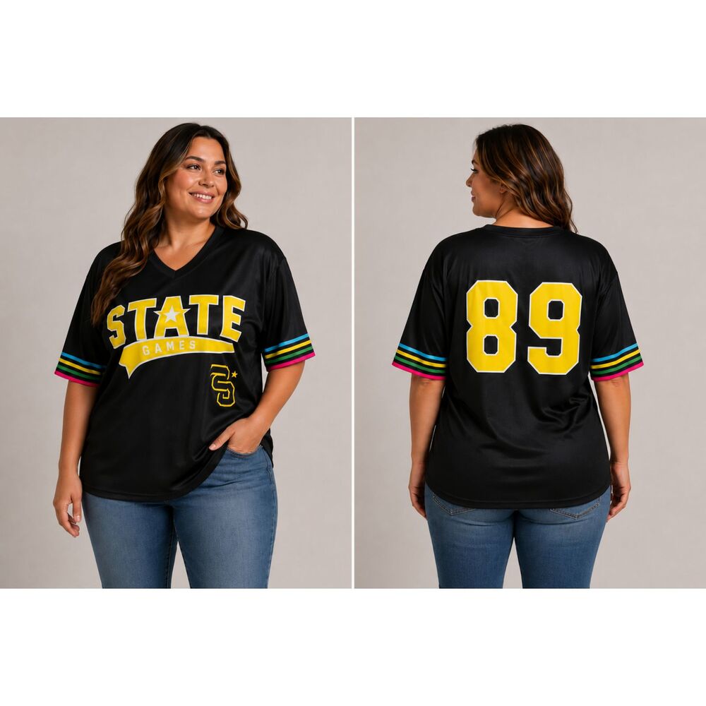 Marucci State Games #89 Baseball Jersey Black V-Neck XL